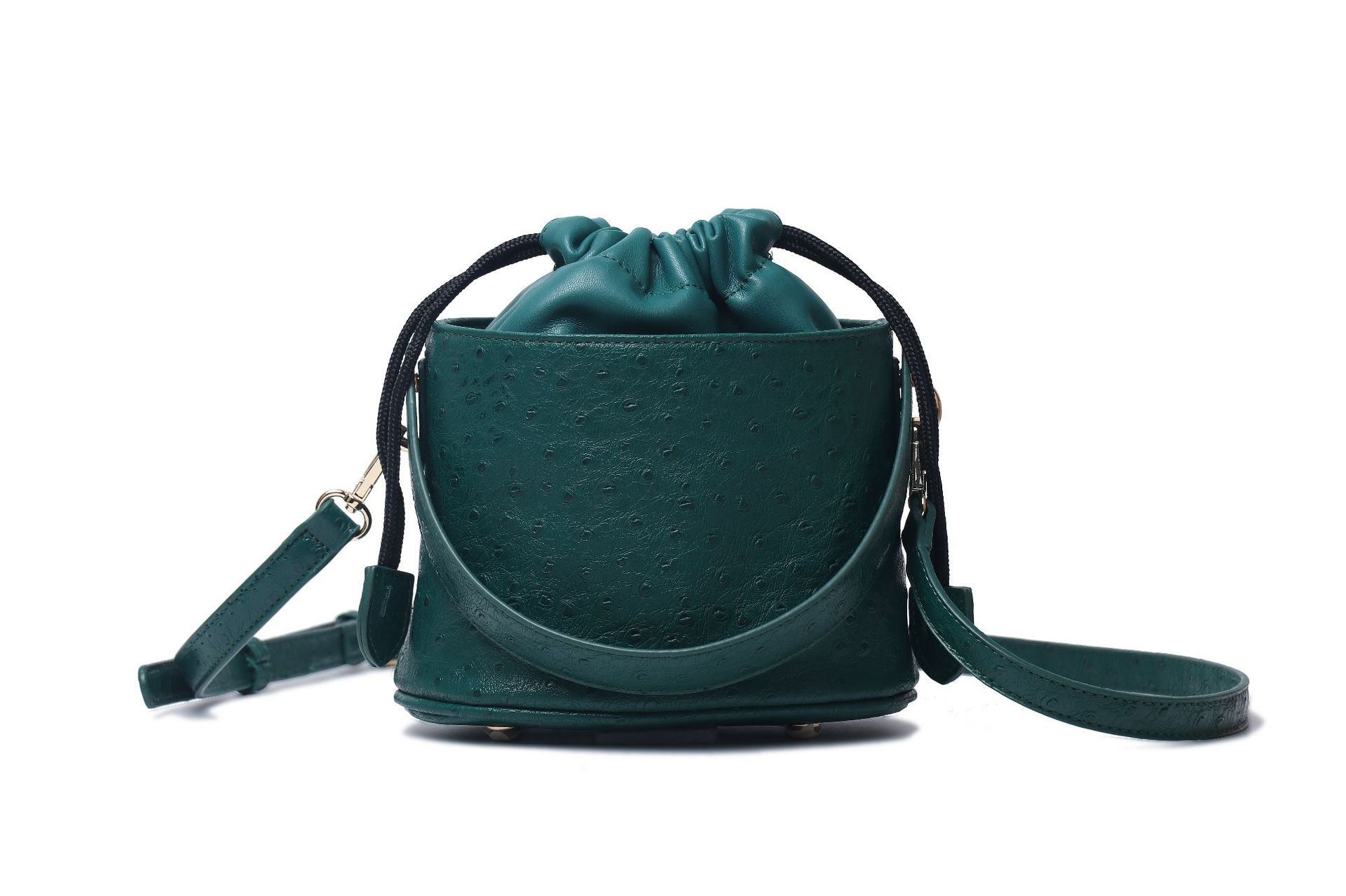 Mini bucket bag with single shoulder bag